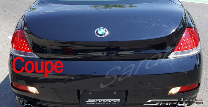 Custom BMW 6 Series  Coupe Trunk Wing (2008 - 2010) - $1900.00 (Part #BM-118-TW)